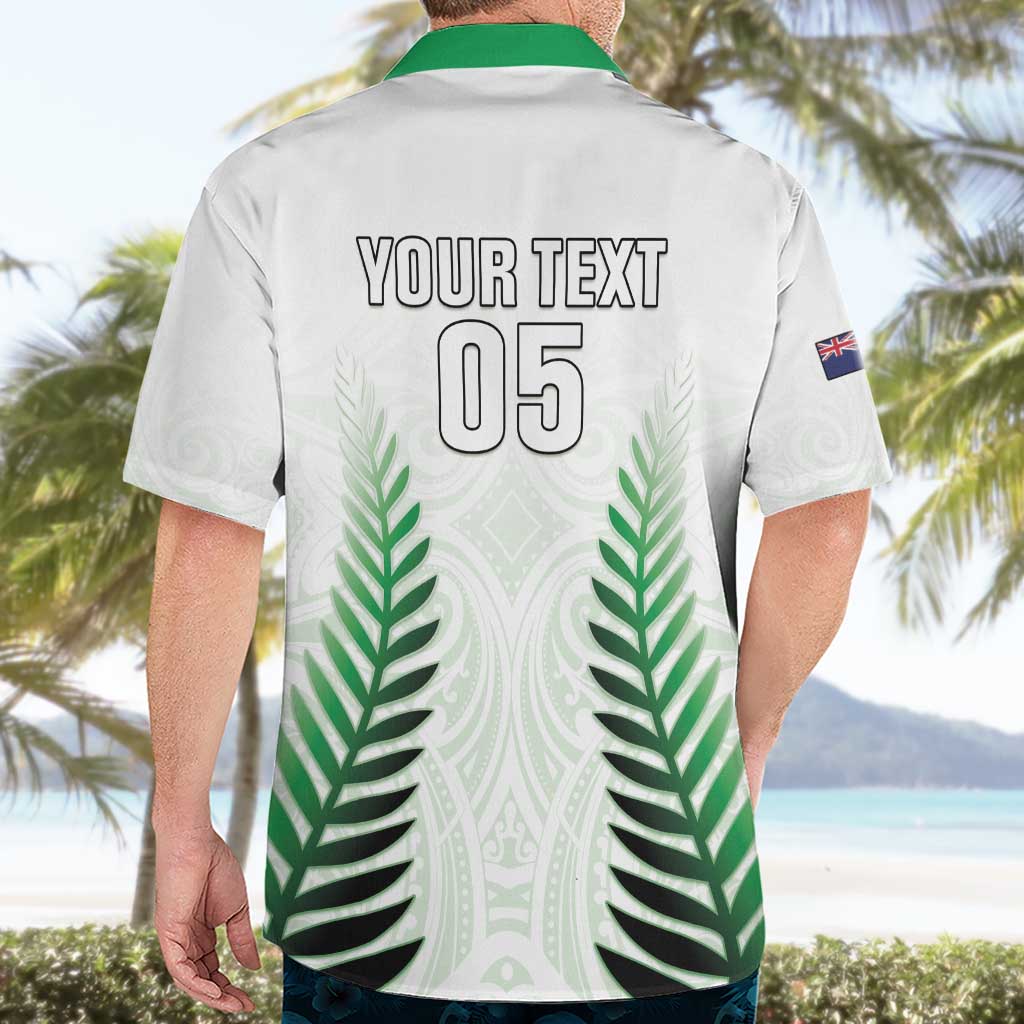 Custom New Zealand Fern Football Hawaiian Shirt Simple Style