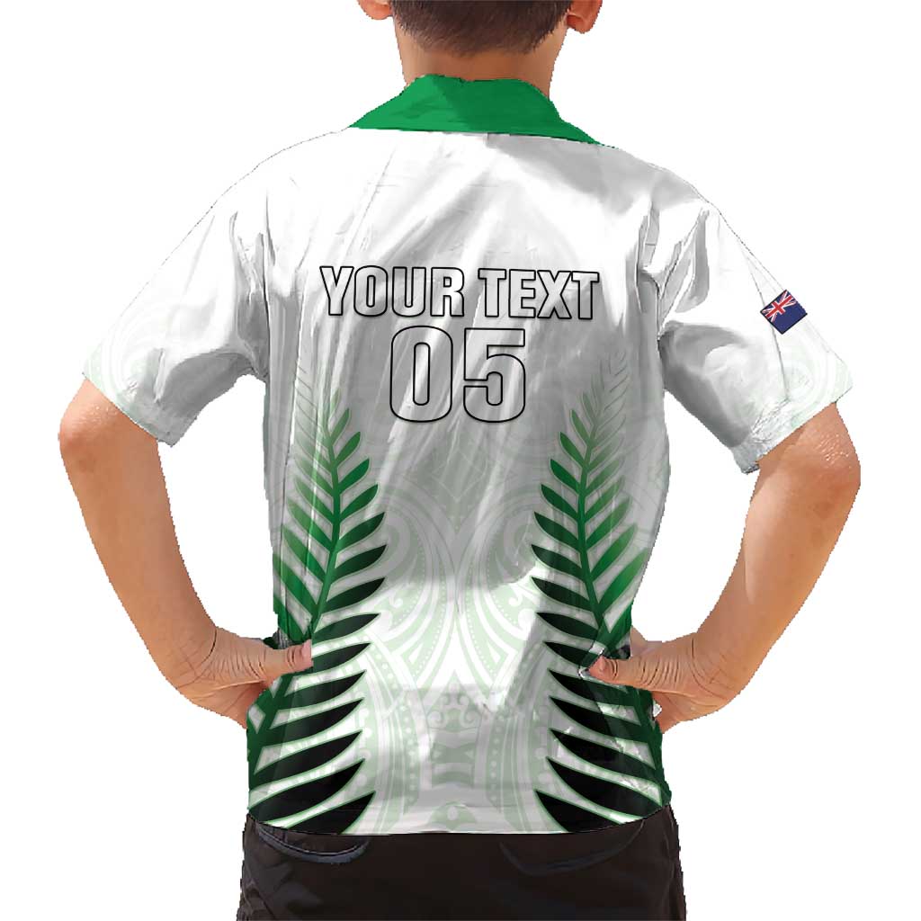Custom New Zealand Fern Football Hawaiian Shirt Simple Style
