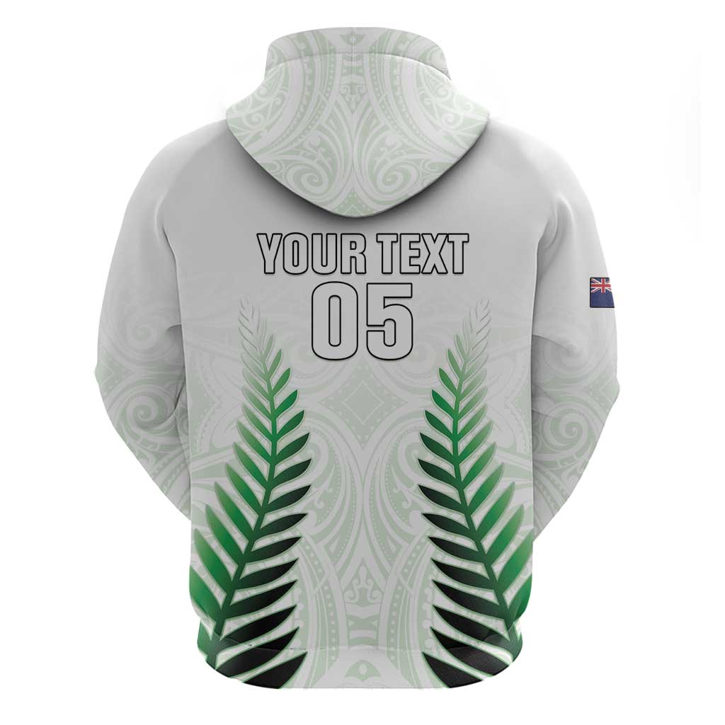 Custom New Zealand Fern Football Hoodie Simple Style