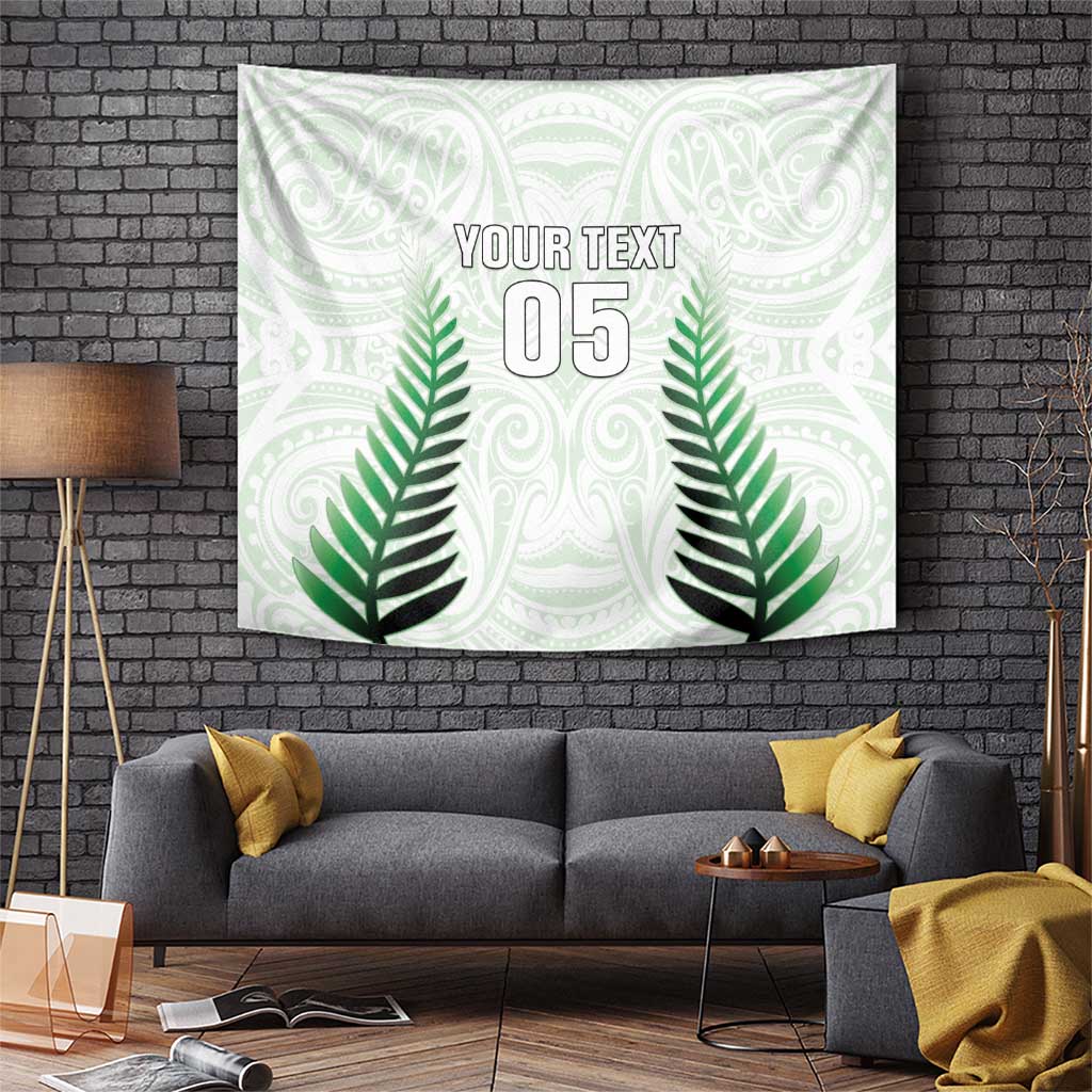 Custom New Zealand Fern Football Tapestry Simple Style