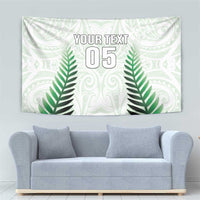 Custom New Zealand Fern Football Tapestry Simple Style