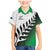 Custom New Zealand Football Family Matching Mermaid Dress and Hawaiian Shirt Go Aotearoa