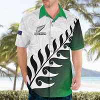 Custom New Zealand Football Hawaiian Shirt Go Aotearoa