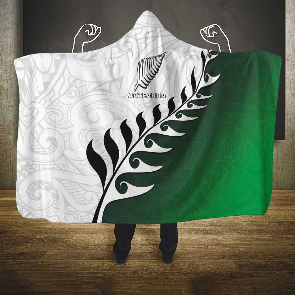New Zealand Football Hooded Blanket Go Aotearoa
