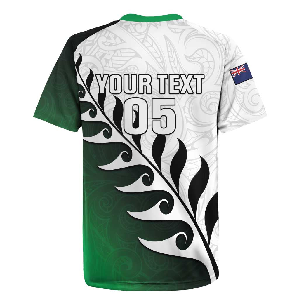 Custom New Zealand Football Rugby Jersey Go Aotearoa