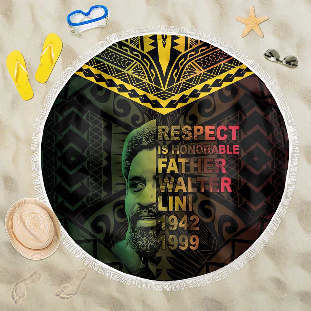 Happy Vanuatu Father Lini Day Beach Blanket