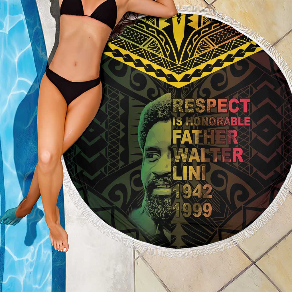Happy Vanuatu Father Lini Day Beach Blanket