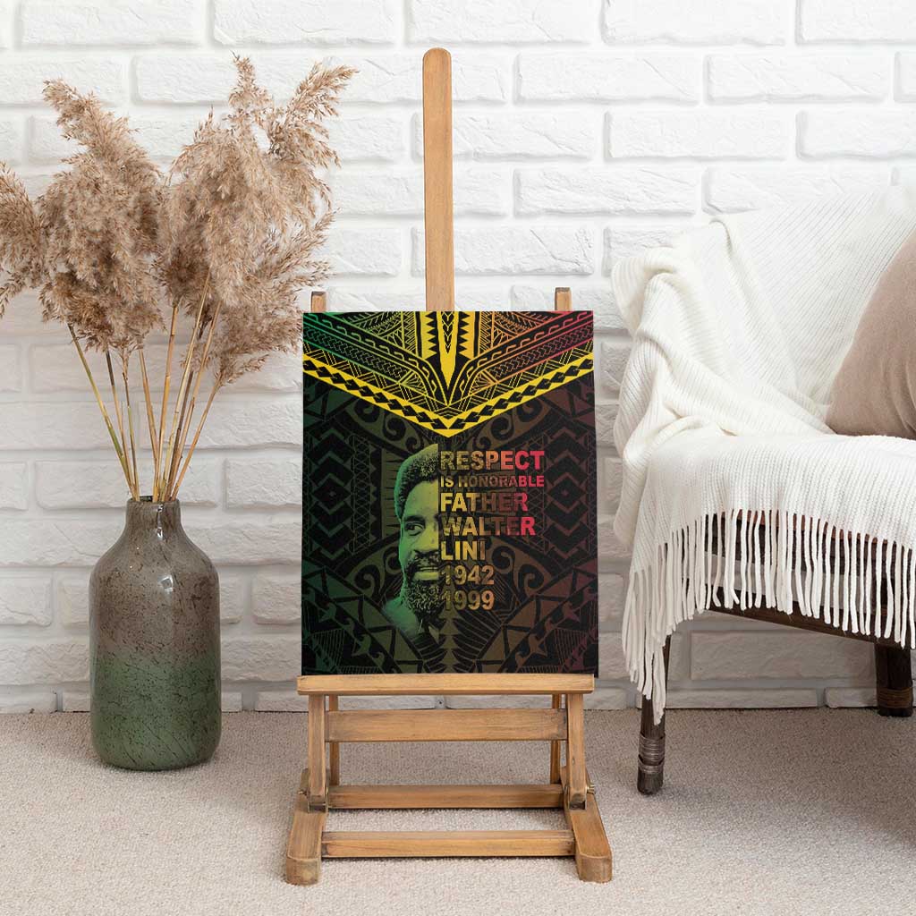 Happy Vanuatu Father Lini Day Canvas Wall Art