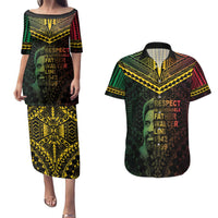 Happy Vanuatu Father Lini Day Couples Matching Puletasi and Hawaiian Shirt