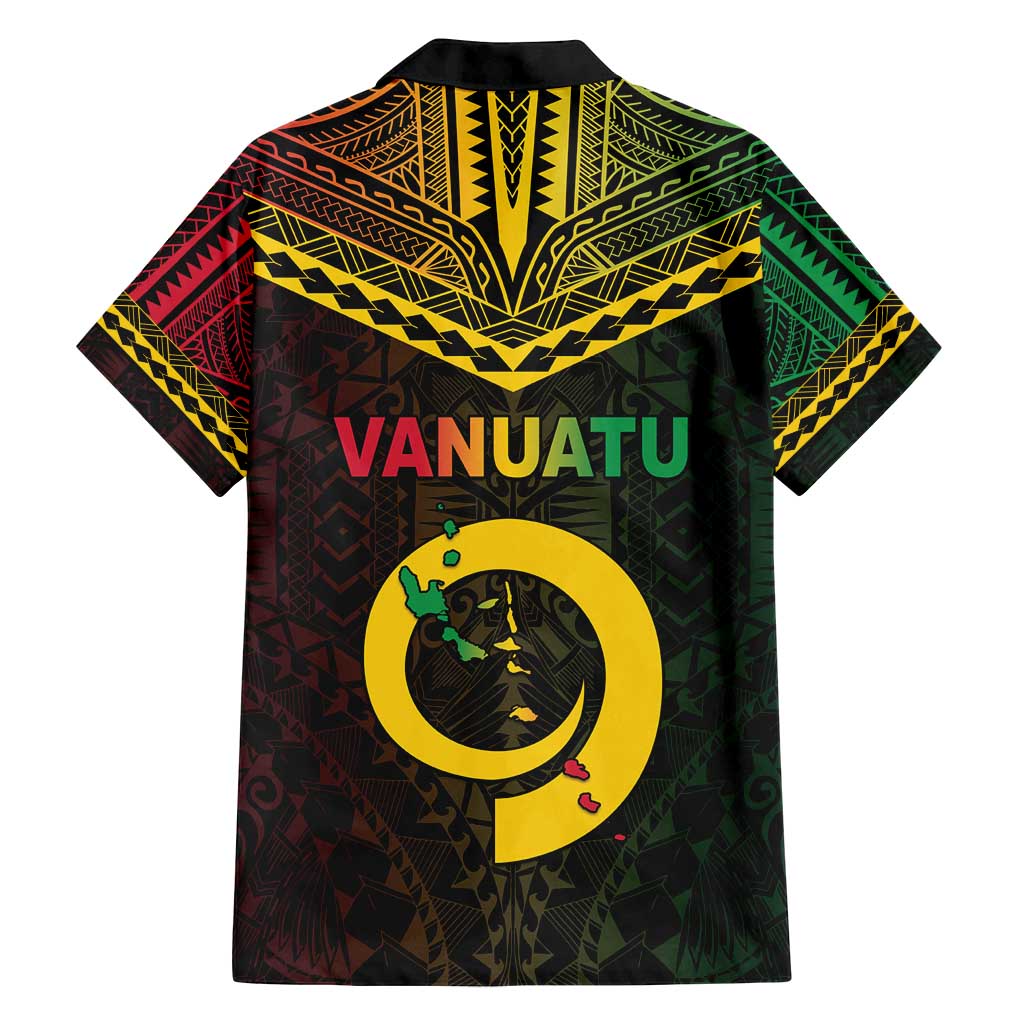 Happy Vanuatu Father Lini Day Family Matching Off Shoulder Short Dress and Hawaiian Shirt LT05 - Polynesian Pride