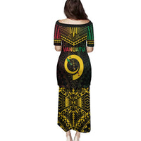 Happy Vanuatu Father Lini Day Family Matching Puletasi and Hawaiian Shirt