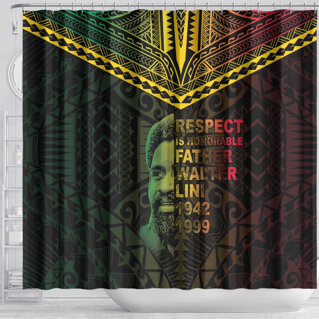 Happy Vanuatu Father Lini Day Shower Curtain