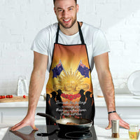 ANZAC Day Apron Remembrance Tribute Soldiers And Poppy Field