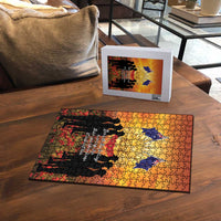 ANZAC Day Puzzle Remembrance Tribute Soldiers And Poppy Field