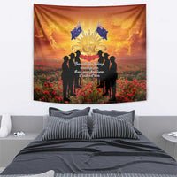 ANZAC Day Tapestry Remembrance Tribute Soldiers And Poppy Field