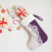 Hawaii Hibiscus Flowers Christmas Stocking Purple Polynesian Pattern LT05 - Polynesian Pride