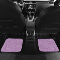 Hawaii Tropical Flowers Car Mats Lavender Polynesian Tattoo Art