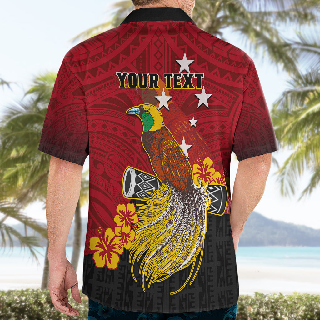Personalized Papua New Guinea Hawaiian Shirt Bird Of Paradise Hibiscus With Motuan Pattern LT05 - Polynesian Pride
