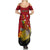 Personalized Papua New Guinea Summer Maxi Dress Bird Of Paradise Hibiscus With Motuan Pattern LT05 - Polynesian Pride