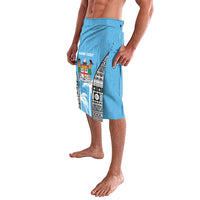 Personalised Fiji Day 2026 Lavalava Masi Tapa Pattern With Palm Tree LT05 - Polynesian Pride
