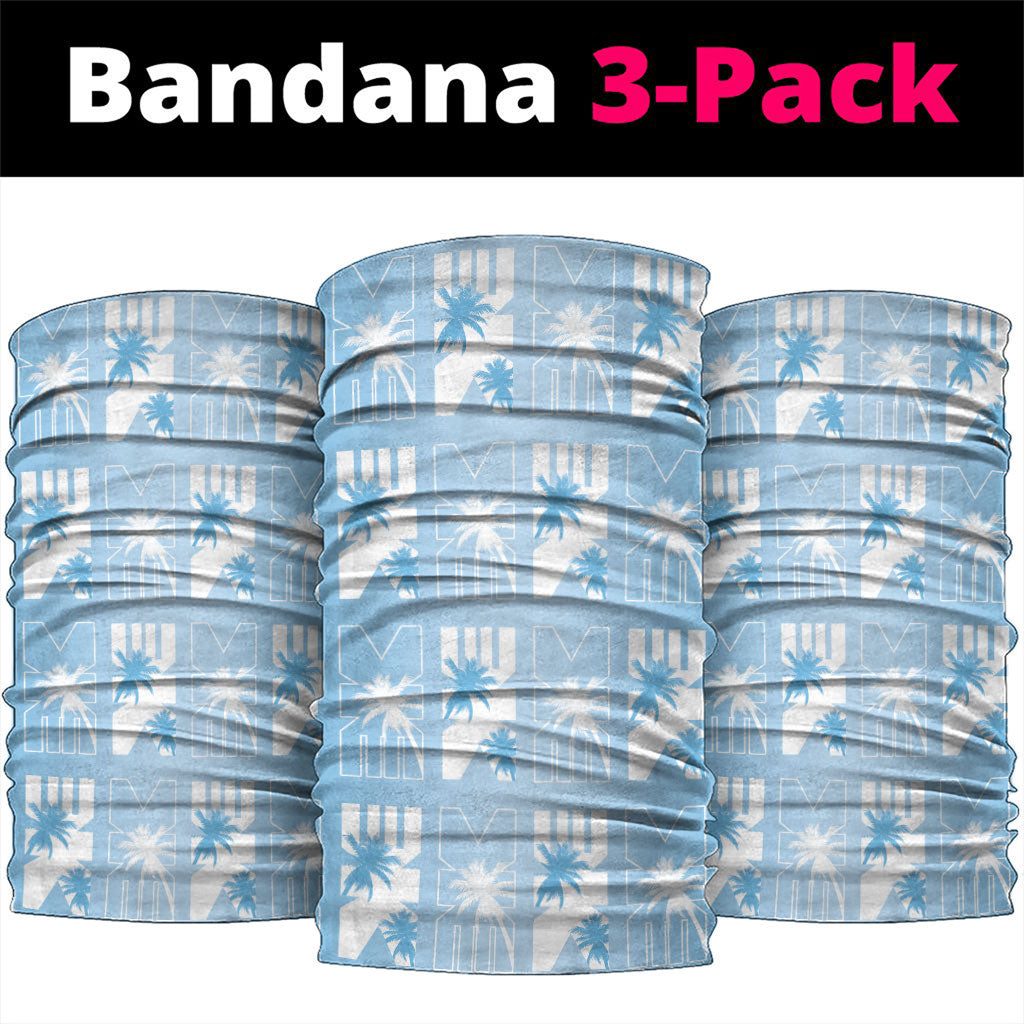 Bula Fiji Neck Gaiter Blue Makare Masi Tapa Pattern LT05 package One Size: 25*50cm Blue - Polynesian Pride