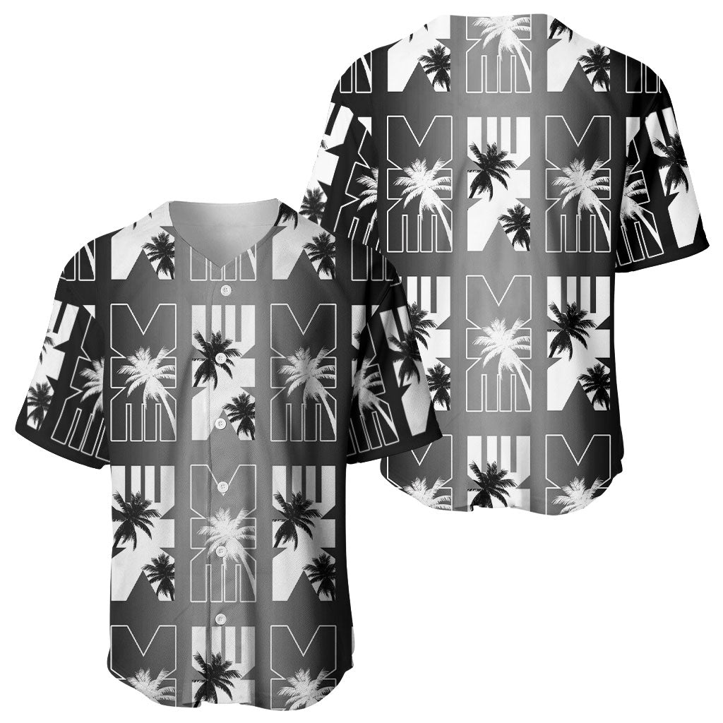 Bula Fiji Baseball Jersey Black Makare Masi Tapa Pattern LT05 - Polynesian Pride