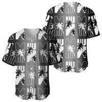 Bula Fiji Baseball Jersey Black Makare Masi Tapa Pattern LT05 - Polynesian Pride