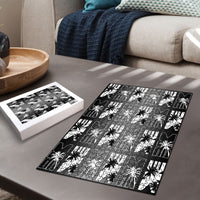 Bula Fiji Puzzle Black Makare Masi Tapa Pattern LT05 - Polynesian Pride