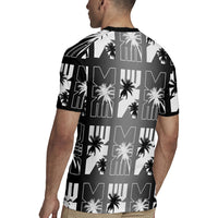 Bula Fiji Rugby Jersey Black Makare Masi Tapa Pattern LT05 - Polynesian Pride