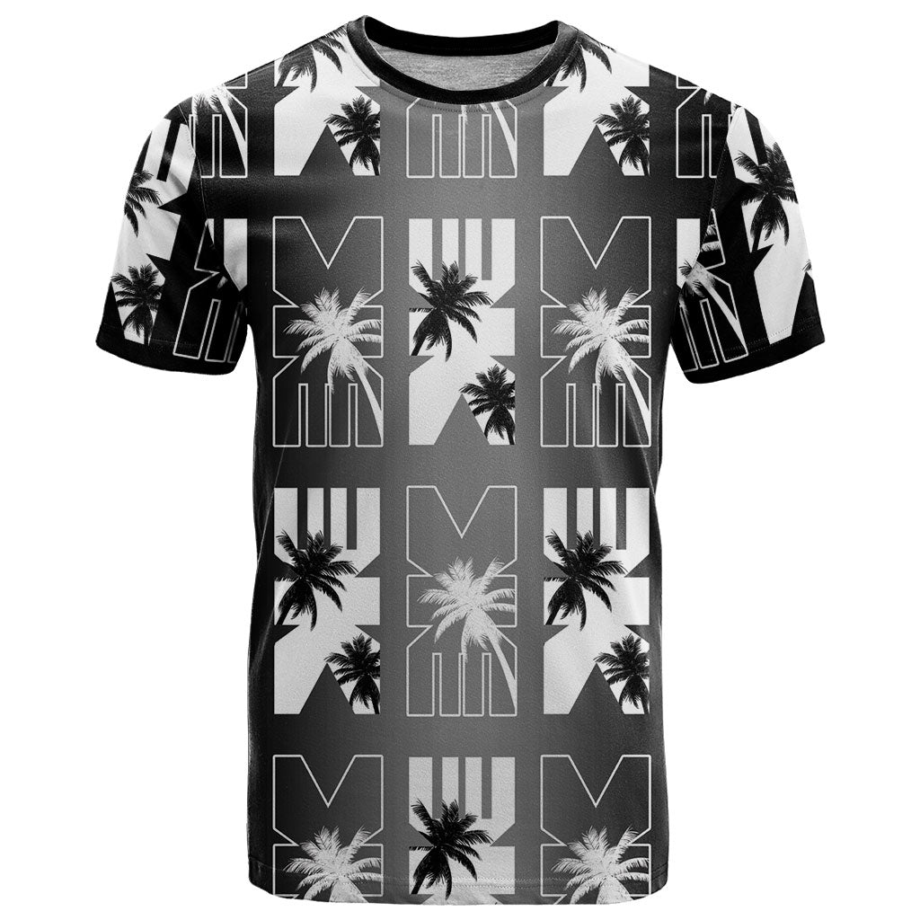Bula Fiji T Shirt Black Makare Masi Tapa Pattern LT05 Black - Polynesian Pride