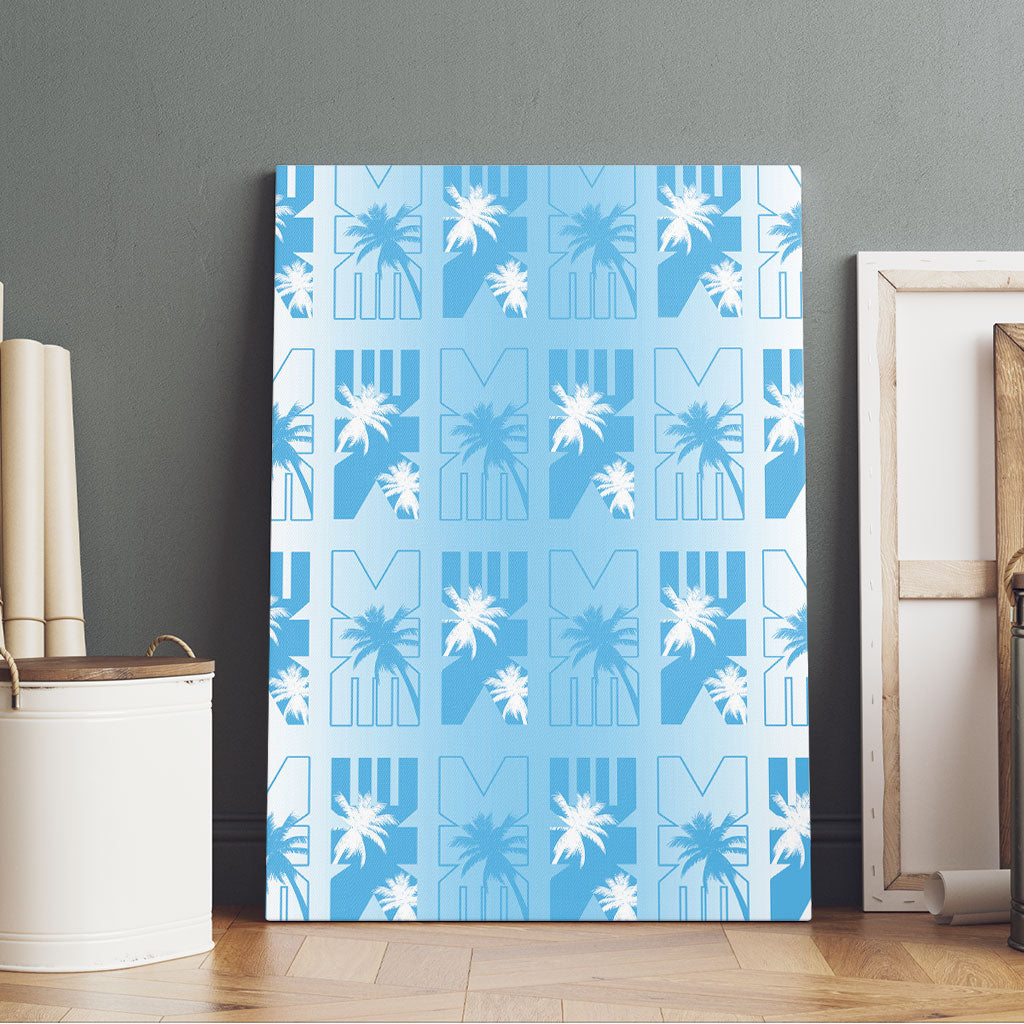 Bula Fiji Canvas Wall Art White Makare Masi Tapa Pattern LT05 - Polynesian Pride