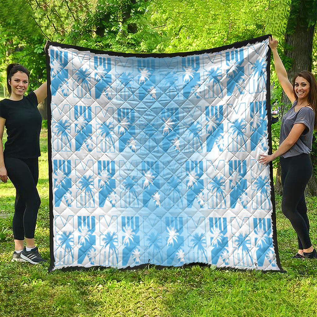 Bula Fiji Quilt White Makare Masi Tapa Pattern LT05 - Polynesian Pride