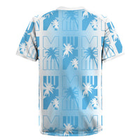 Bula Fiji Rugby Jersey White Makare Masi Tapa Pattern LT05 - Polynesian Pride