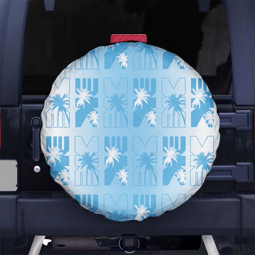 Bula Fiji Spare Tire Cover White Makare Masi Tapa Pattern LT05 No hole White - Polynesian Pride