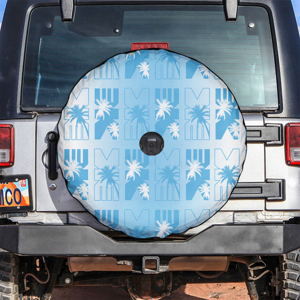 Bula Fiji Spare Tire Cover White Makare Masi Tapa Pattern LT05 White - Polynesian Pride