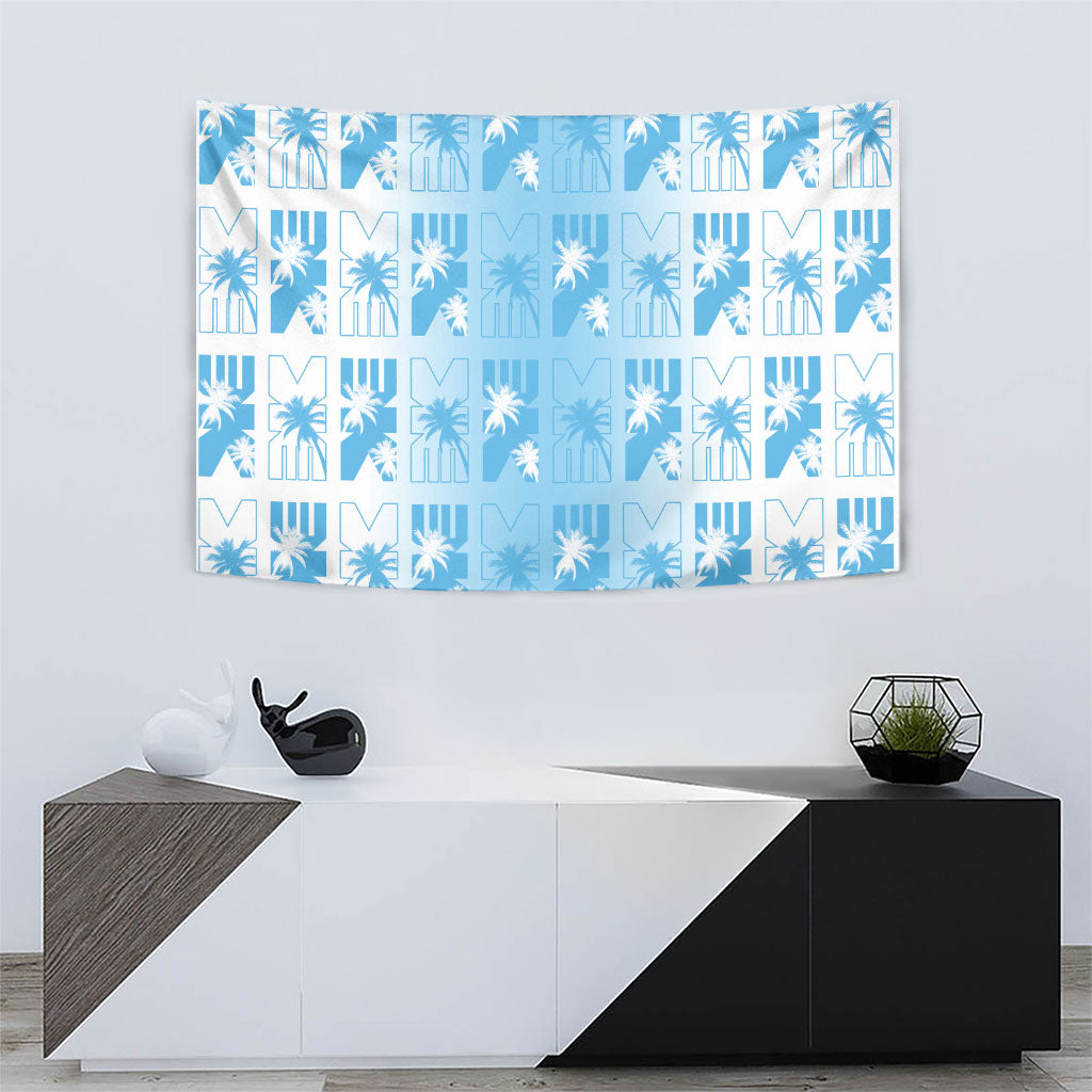 Bula Fiji Tapestry White Makare Masi Tapa Pattern LT05 - Polynesian Pride