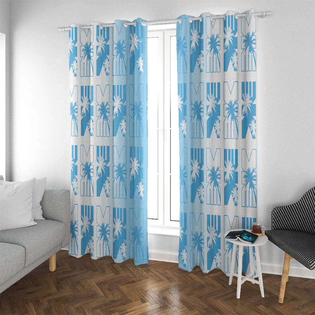 Bula Fiji Window Curtain White Makare Masi Tapa Pattern LT05 With Grommets White - Polynesian Pride
