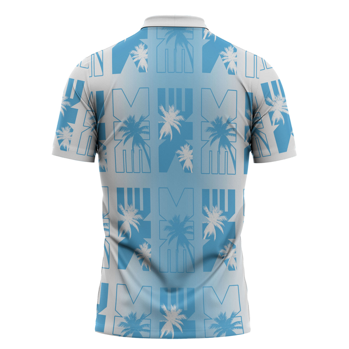 Bula Fiji Zipper Polo Shirt White Makare Masi Tapa Pattern LT05 - Polynesian Pride