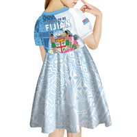 Fiji Day Kid Short Sleeve Dress Proud To Be Fijian