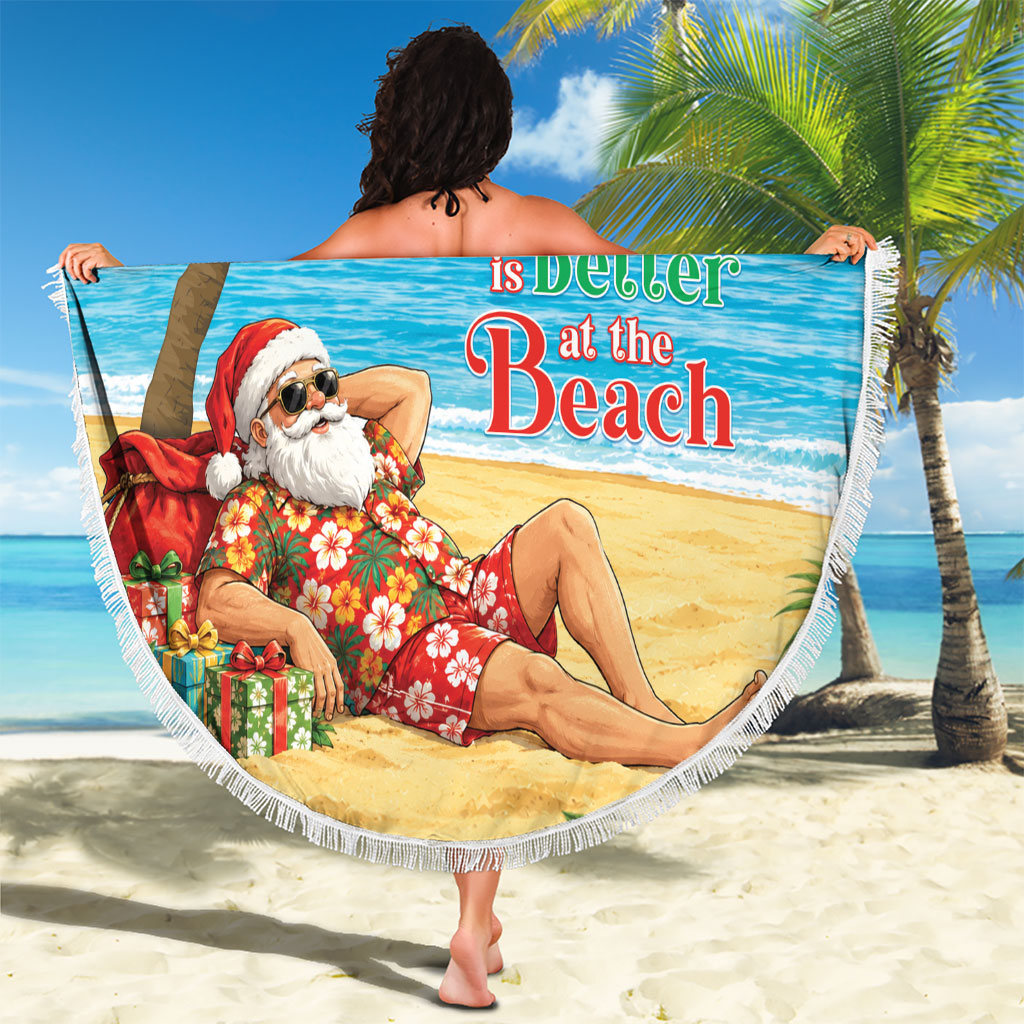 Hawaii Jolly Christmas Beach Blanket Xmas Is Better At The Beach