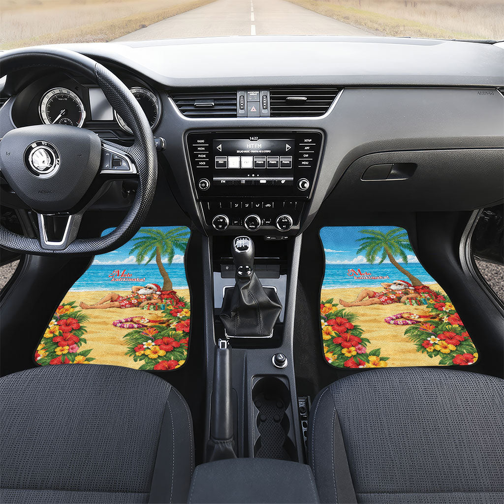 Hawaii Jolly Christmas Car Mats Xmas Is Better At The Beach