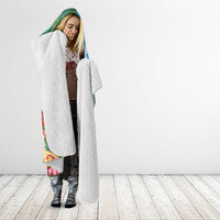 Hawaii Jolly Christmas Hooded Blanket Xmas Is Better At The Beach