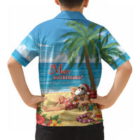 Hawaii Jolly Christmas Kid Hawaiian Shirt Xmas Is Better At The Beach