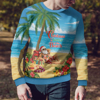 Hawaii Jolly Christmas Ugly Christmas Sweater Xmas Is Better At The Beach LT05 - Polynesian Pride