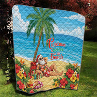 Hawaii Jolly Christmas Quilt Xmas Is Better At The Beach LT05 - Polynesian Pride
