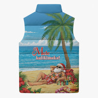 Hawaii Jolly Christmas Sleeveless Puffer Jacket Xmas Is Better At The Beach LT05 - Polynesian Pride