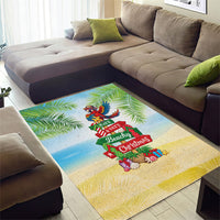 Hawaii Christmas Area Rug Have A Very Beachy Christmas LT05 - Polynesian Pride
