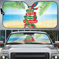 Hawaii Christmas Auto Sun Shade Have A Very Beachy Christmas LT05 Multicolor - Polynesian Pride
