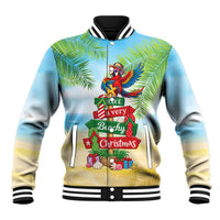 Hawaii Christmas Baseball Jacket Have A Very Beachy Christmas