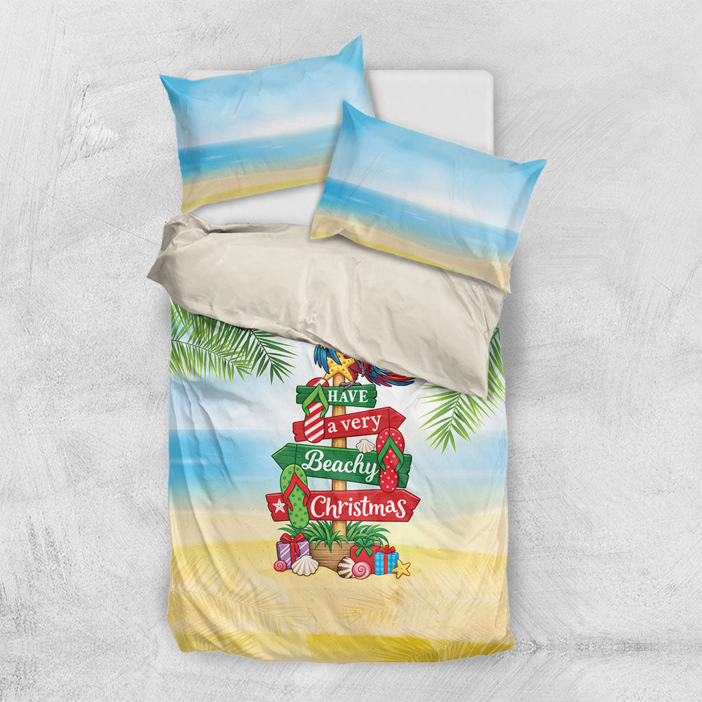 Hawaii Christmas Bedding Set Have A Very Beachy Christmas